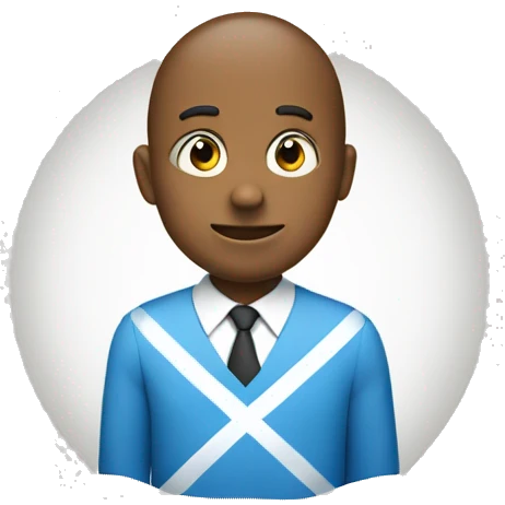 blue circle with a white check mark emoji