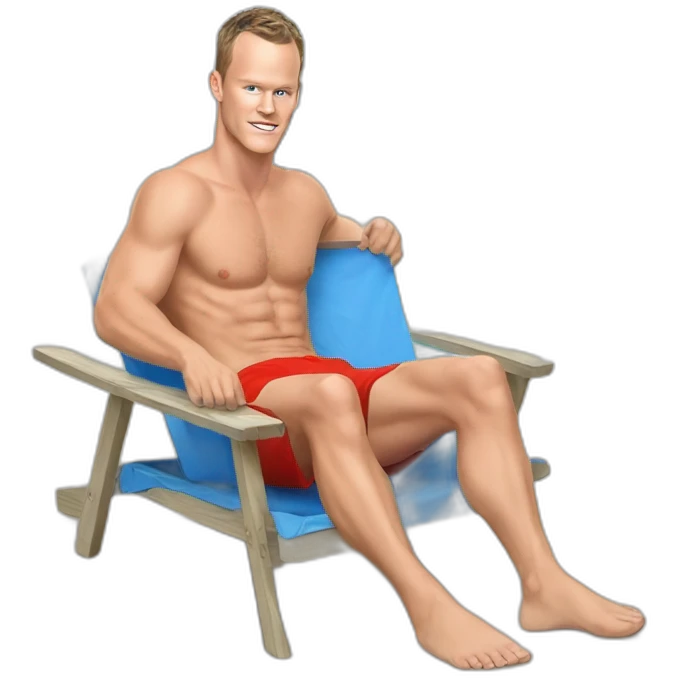 Jonathan Toews as beach bum emoji