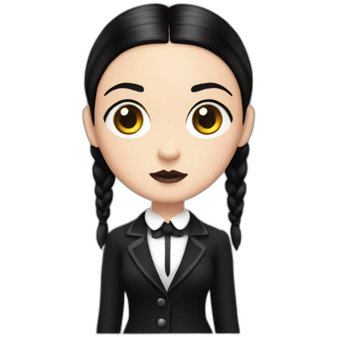 Wednesday Addams emoji