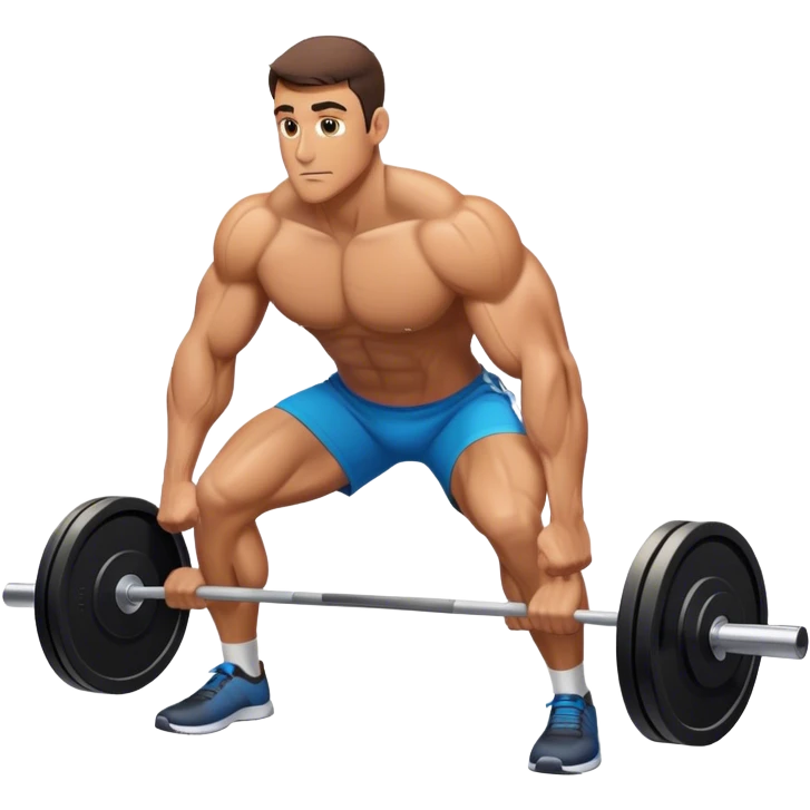 bent-over row exercise emoji