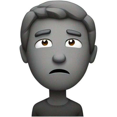 Person stressing emoji