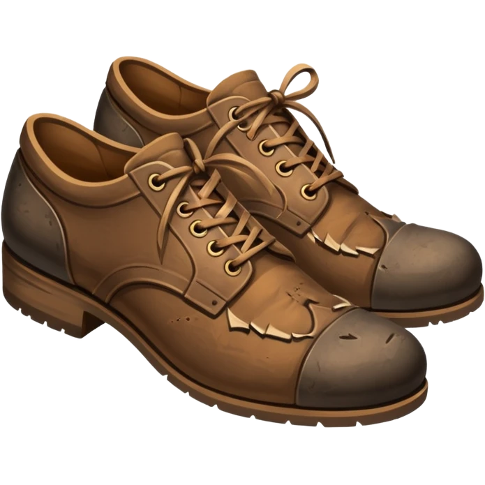Worn torn Shoes emoji