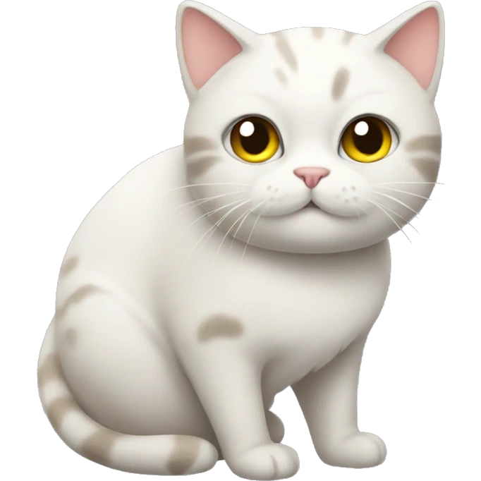 Cat with pamda emoji