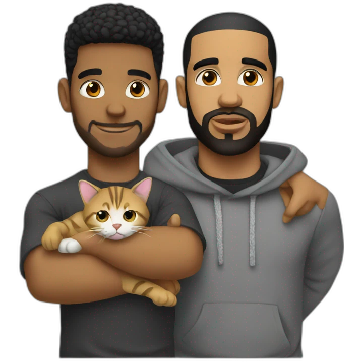 drake with cat emoji