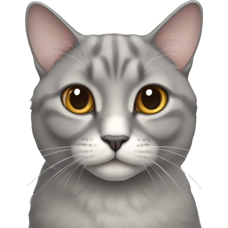 British cat with lop-eared emoji