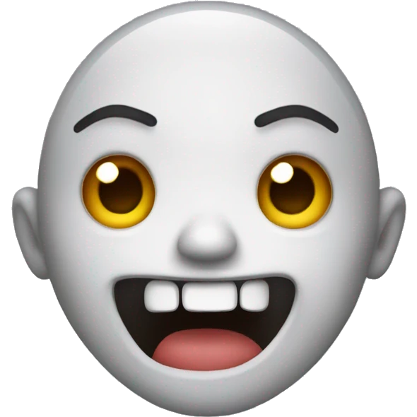freaky face emoji