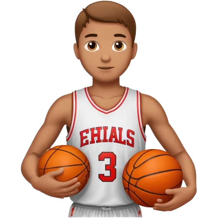 Giocatore basket con il pallone emoji