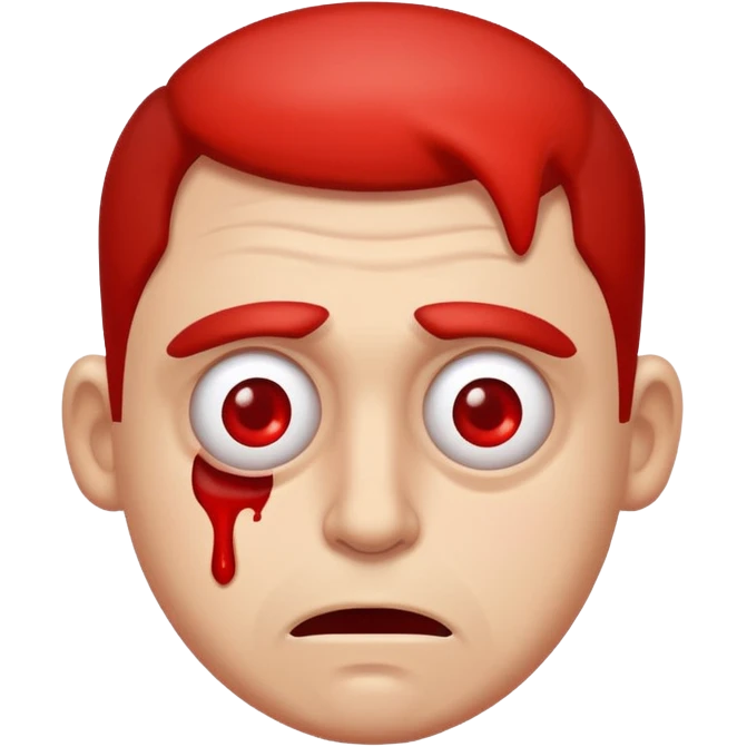drunk guy with dizzy expression emoji