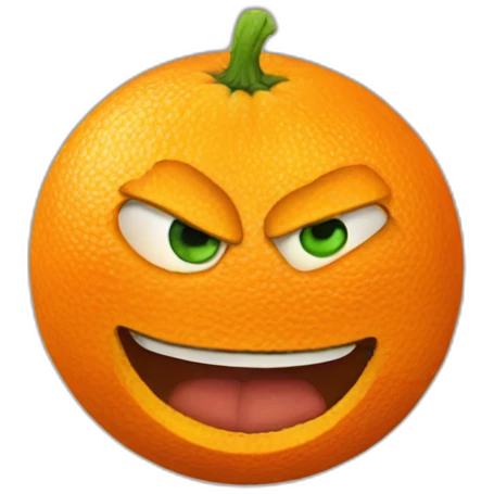 annoying orange emoji