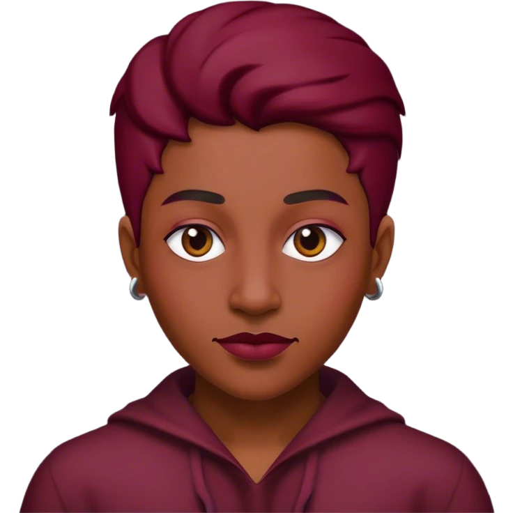 🥰 Burgundy emoji