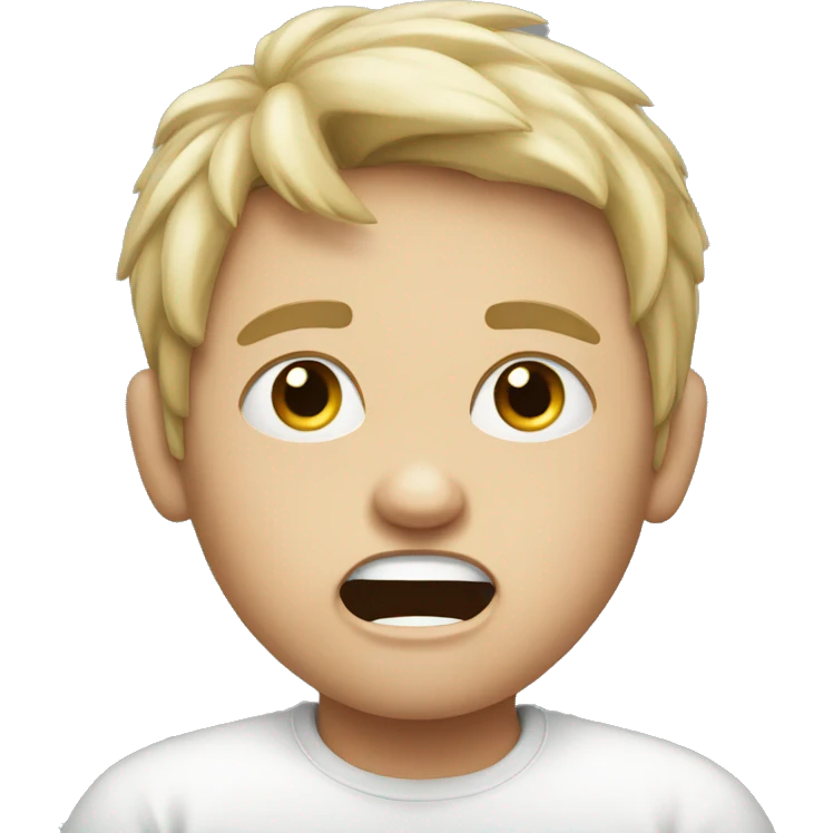 white child angry emoji