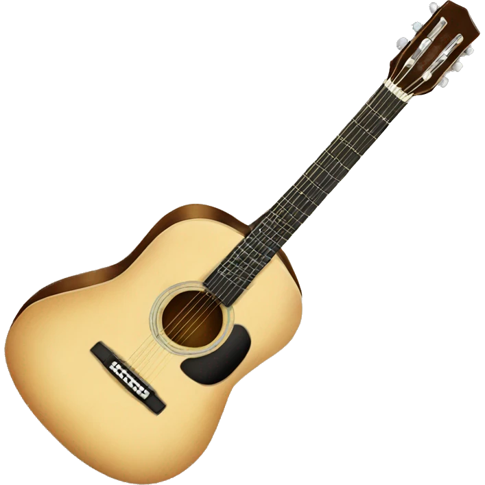 acoustic guitar emoji