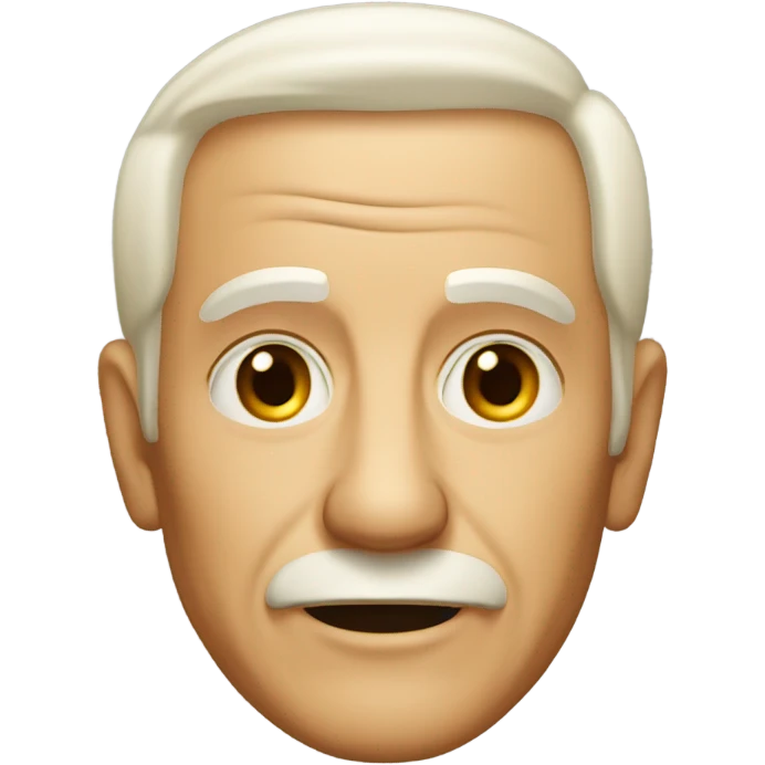 old orange man with blonde hair emoji