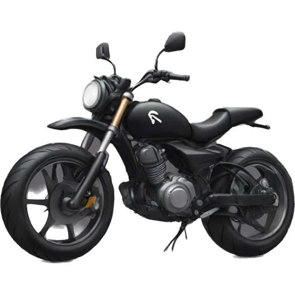 A black bike with jungkook in it  emoji