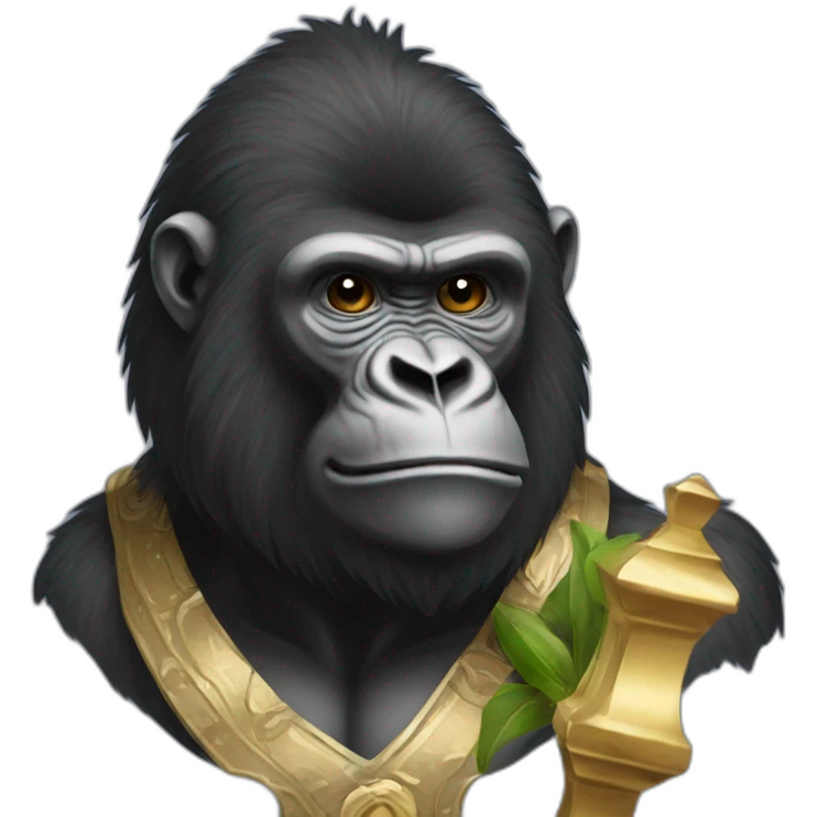 saint gorilla emoji