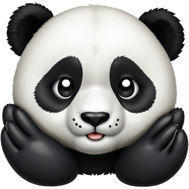 Panda face palm  emoji
