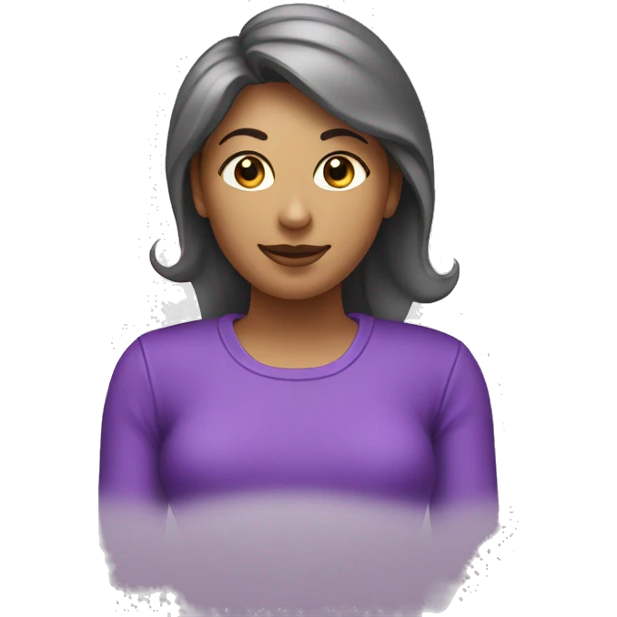 The letter “Wifey” in purple emoji