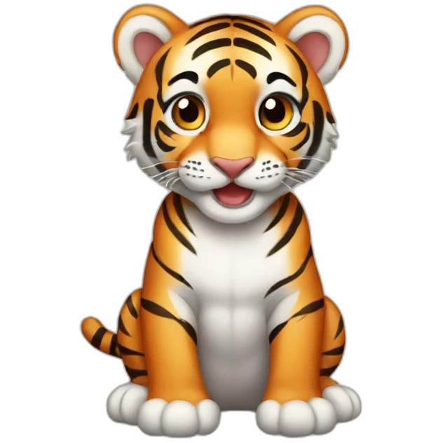 Baby tiger emoji