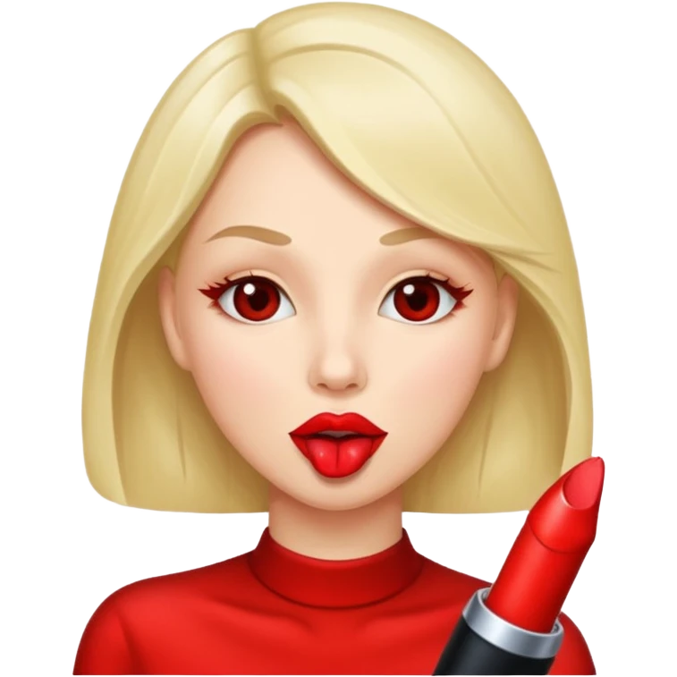 woman licking tip of penis emoji