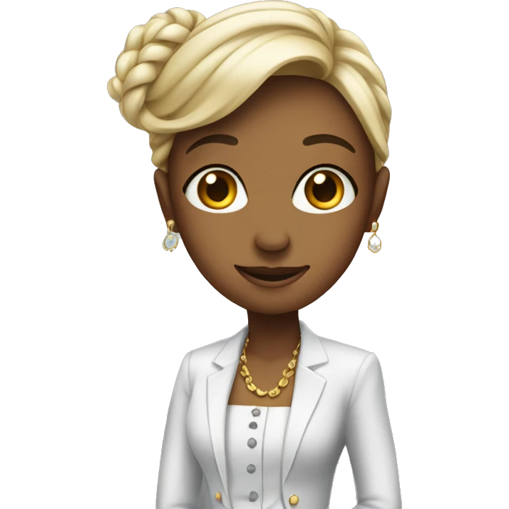 Girl wearing formals dress she was hand some  cash emoji