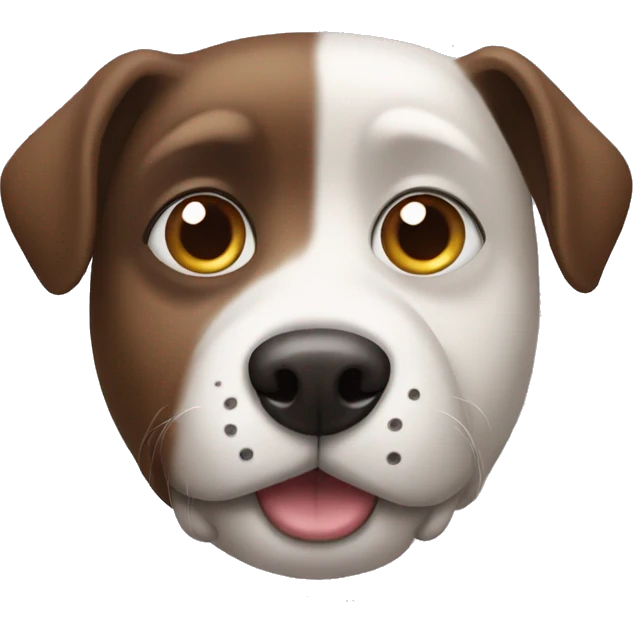 dog that has one eye emoji