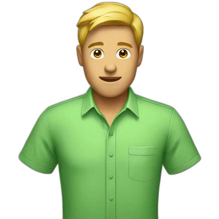 green shirt emoji