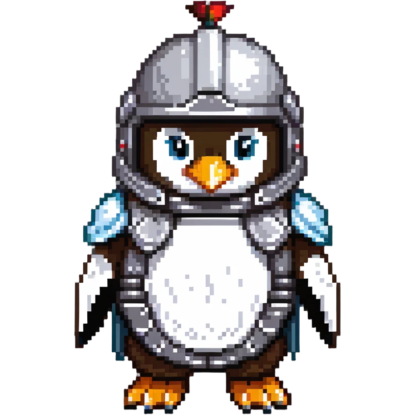 penguin warrior emoji