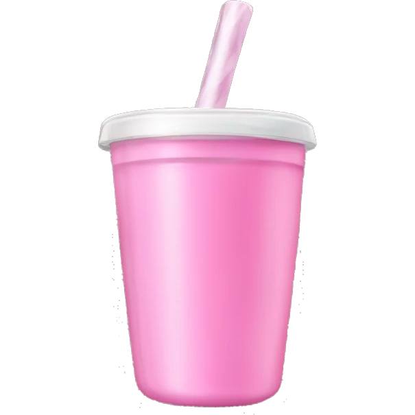 pink sippy cup  emoji