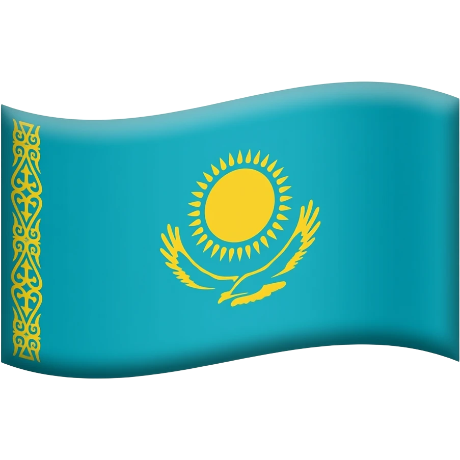 Kazakh khanate flag emoji