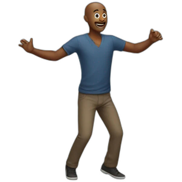 Man dancing emoji