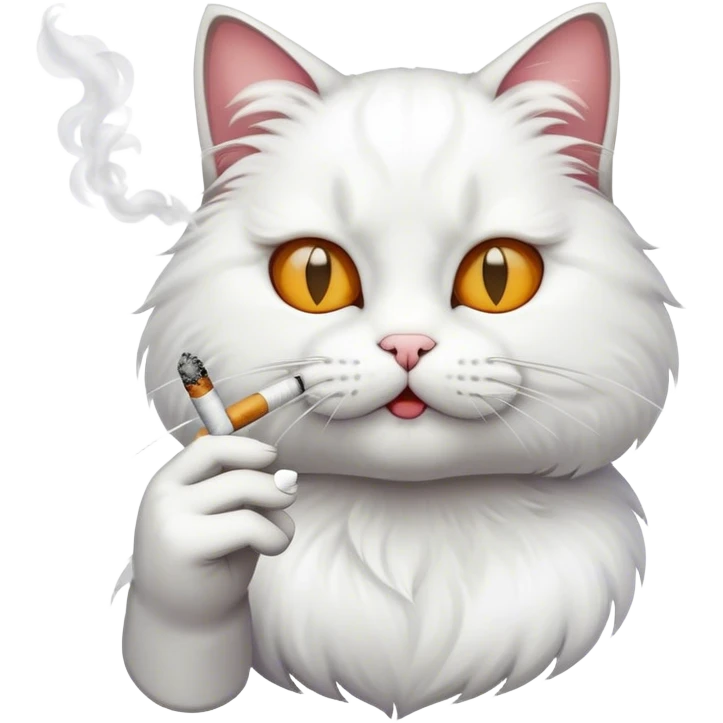 cat smoking  emoji