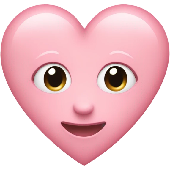 pastel pink heart emoji