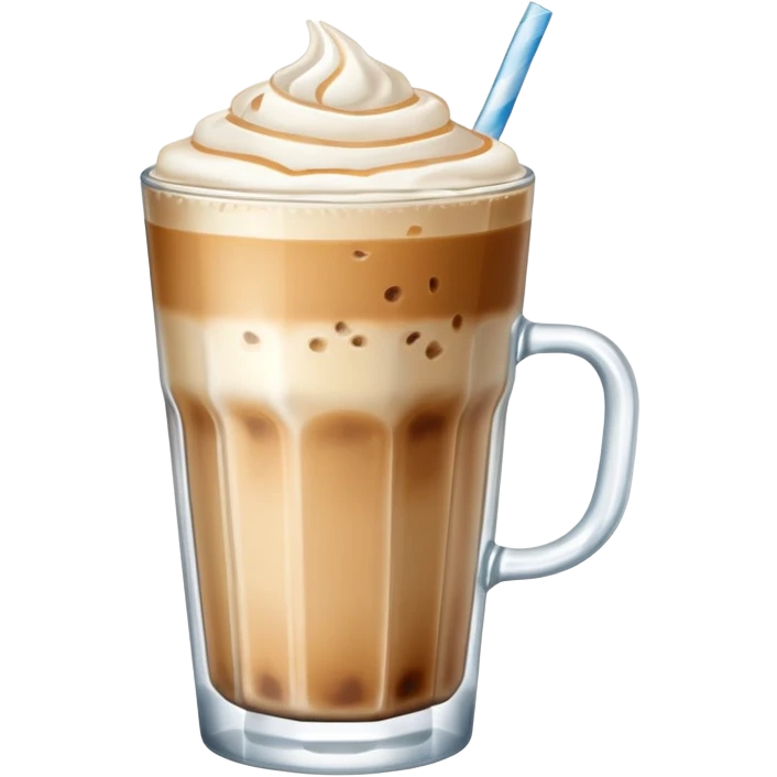 Ice latte emoji
