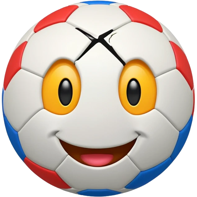 BALON DE FUTBOL CON EMOCIONES emoji