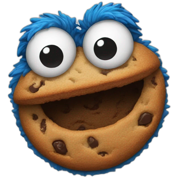 Cookie monster emoji