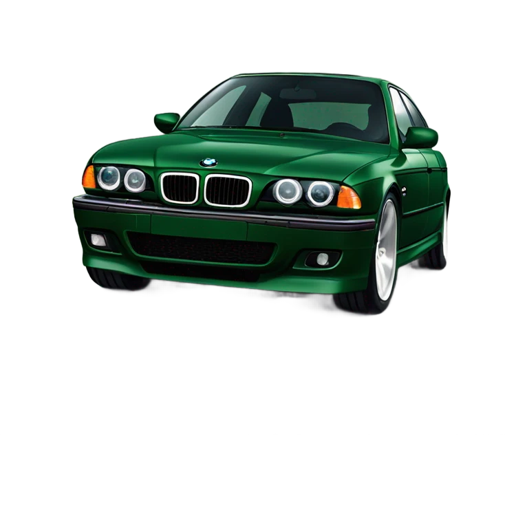 Forest green E39 BMW M5 emoji