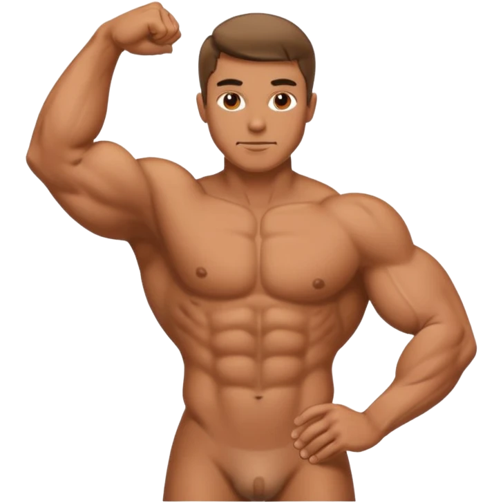 Naked man emoji