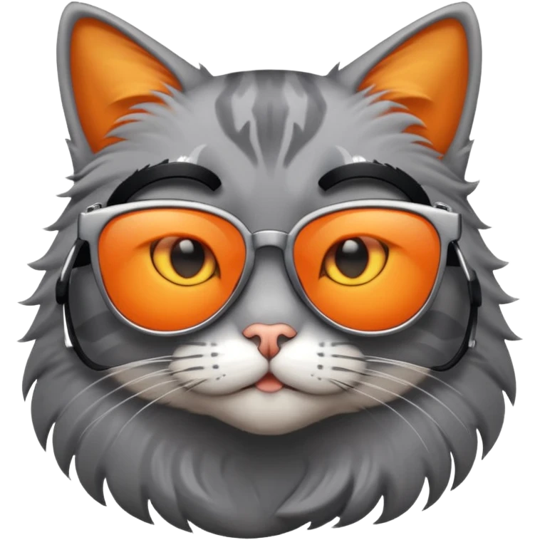 Cat wearing sunglasses emoji