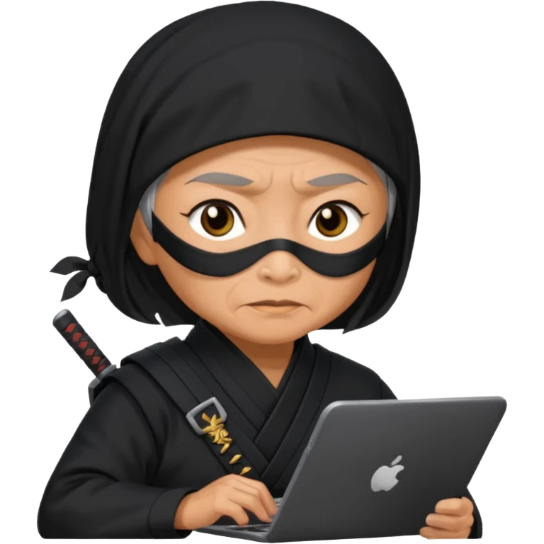 filipino grandmother ninja working in GenAI emoji