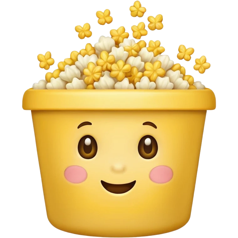 talking popcorn emoji