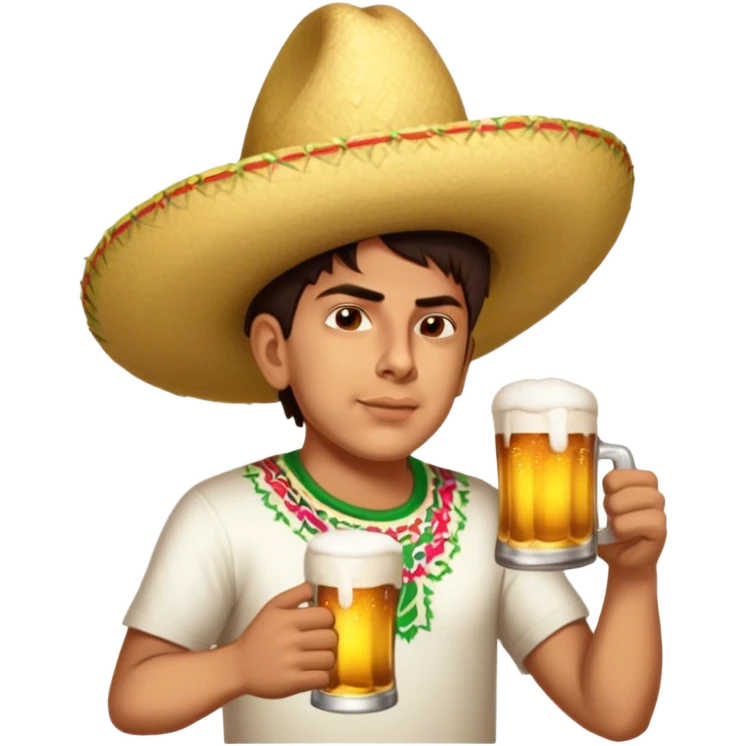 Cerveza Drinker emoji | AI Emoji Generator