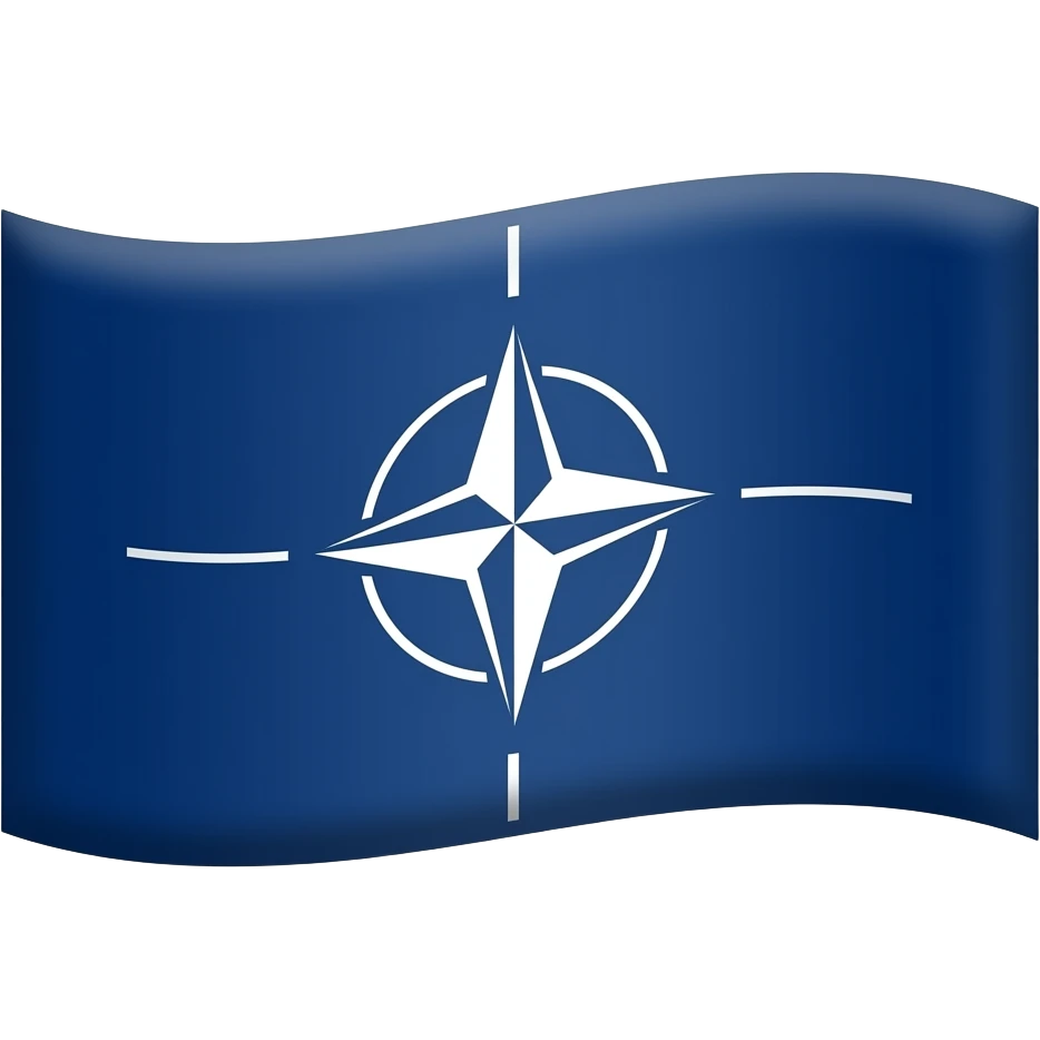 Haz la bandera de la OTAN emoji