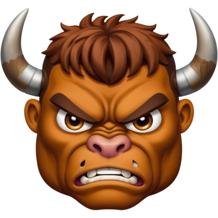 anfry bull face emoji