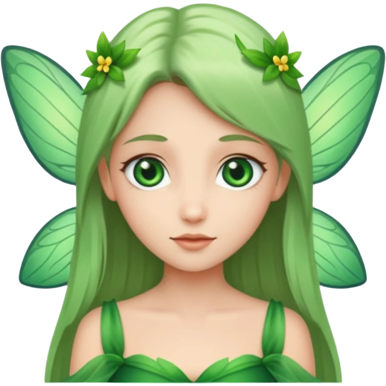 La fata vreau părul drept emoji