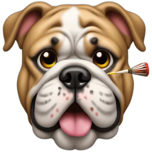 Bulldog Planung Darts emoji