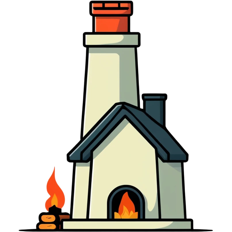 Raccoons in a chimney emoji