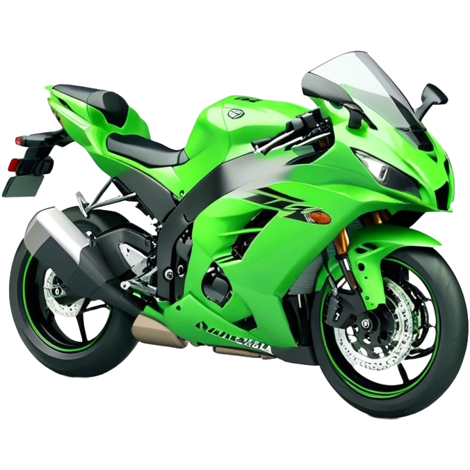 Kawasaki Ninja (Sportbike) - Kawasaki Ninja ZX-10R (Model Year: 2022) (Iconic colour: Green) emoji