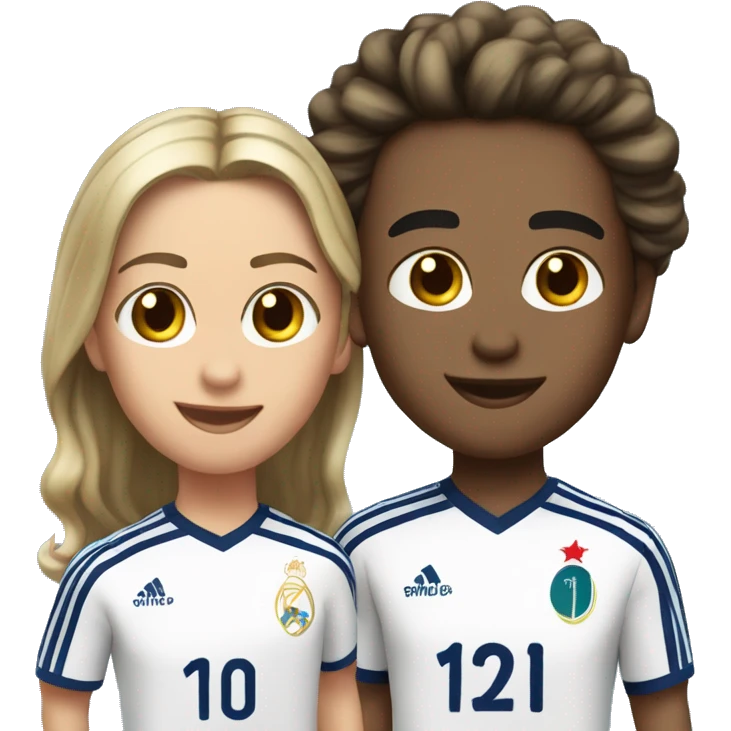@nohelmadrid jugando al futbol con l cabello lago emoji