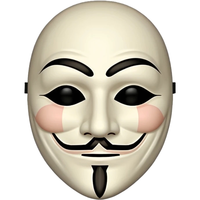 Guy Fawkes mask emoji