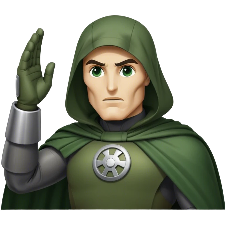 Dr doom saluting emoji
